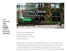 Tablet Screenshot of biophilicdesign.net